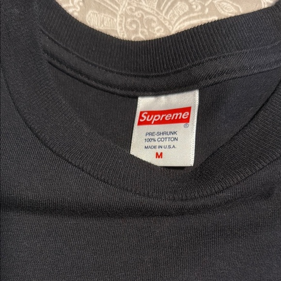 Supreme Black Short Sleeve cherries tee - Picture 3 of 3